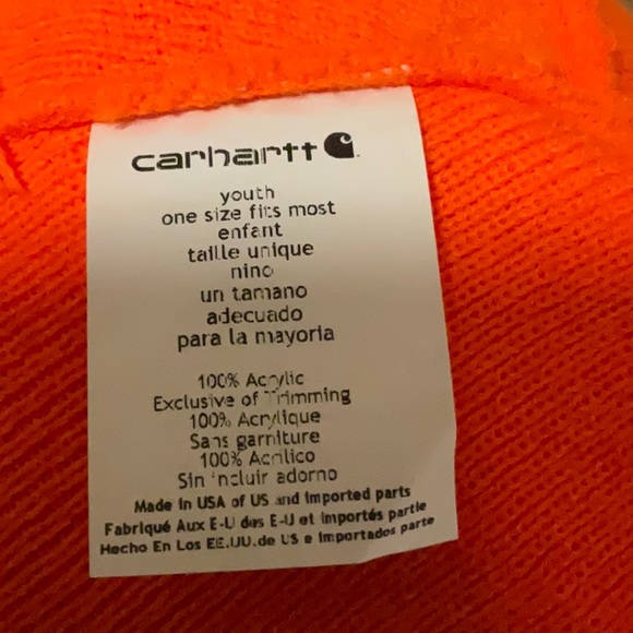 Carharrt Outerwear Youth Knit Cuffed Beanie Size One Size Fits Most - Picture 6 of 8